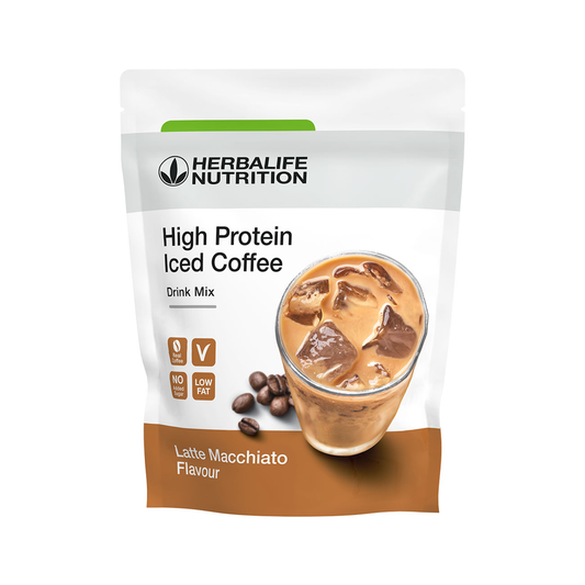 Herbalife High Protein Iced Coffee Latte Macchiato 308g whey protein drink