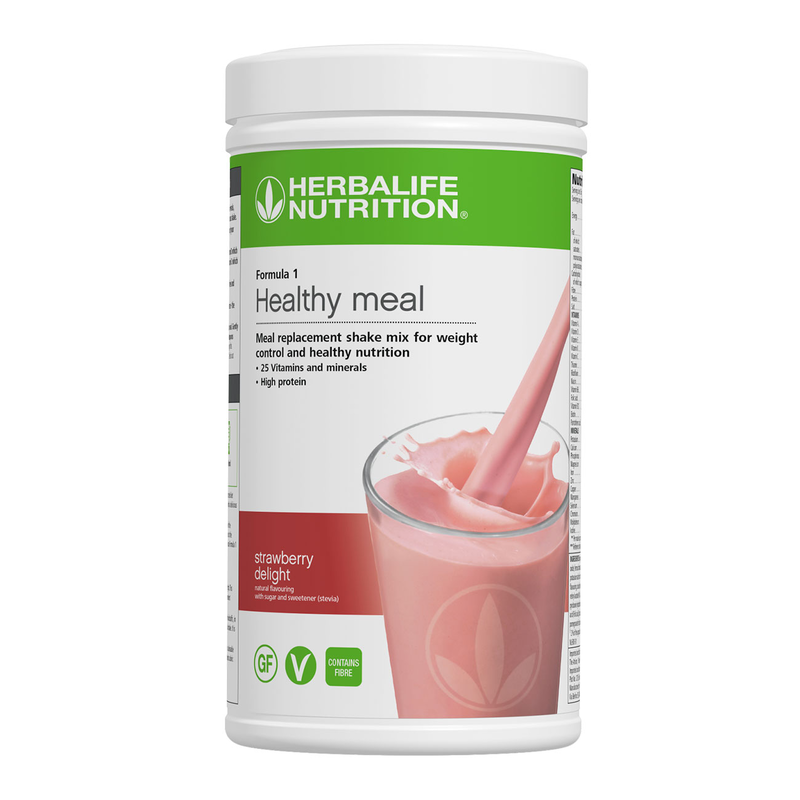 Herbalife Formula 1 Strawberry Delight meal replacement shake 550g