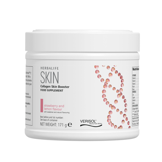 Herbalife Collagen SKIN Booster strawberry lemon anti-ageing supplement 171g