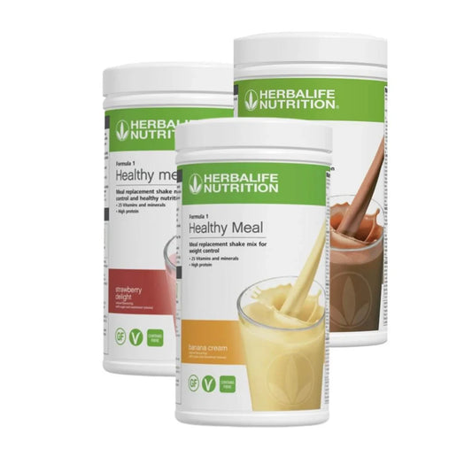Packung mit 3 Formula 1 Nährstoff-Shake-Mischungen 550 g (gemischte Geschmacksrichtungen)